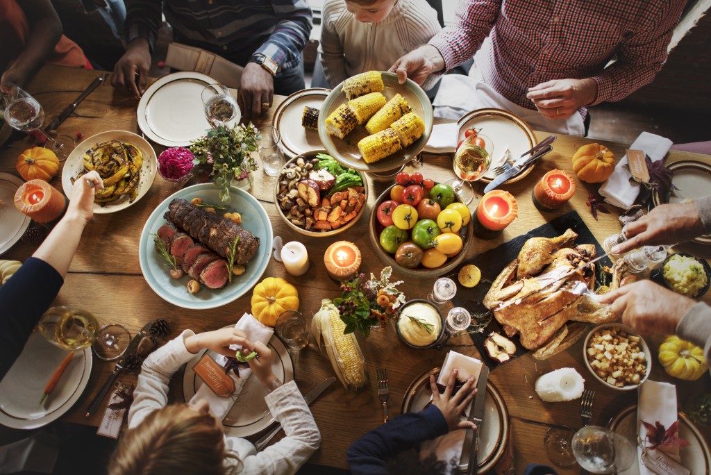 Thanksgiving day feast