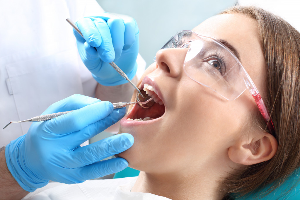 dentist treating a patient