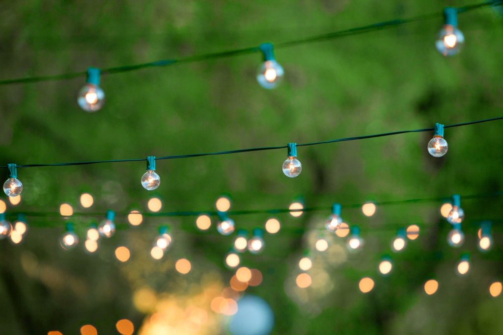 string lights in home exterior